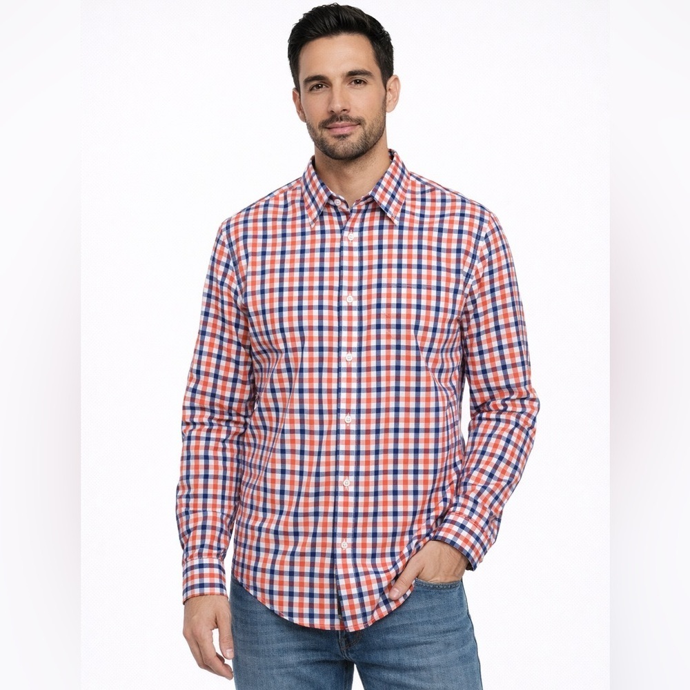 J. Crew Men's Slim Fit Flex Washed Plaid Button-Down Shirt Size XL NEW